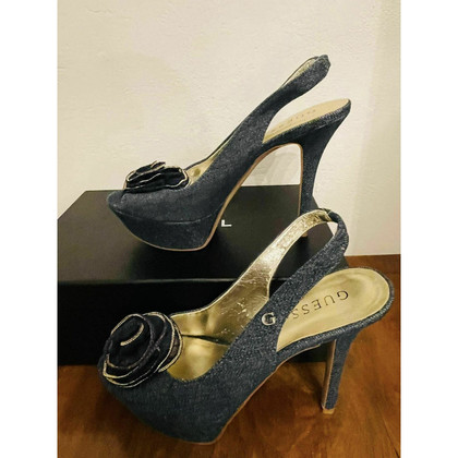 Guess Sandals Jeans fabric in Blue