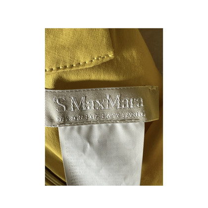 Max Mara Dress Cotton in Yellow