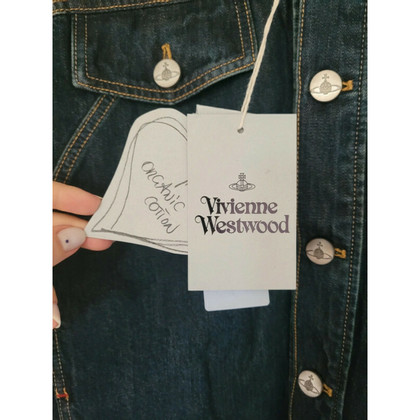Vivienne Westwood Jacke/Mantel aus Jeansstoff in Blau