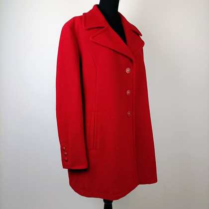 Byblos Giacca/Cappotto in Lana in Rosso