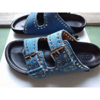 Isabel Marant Sandalen aus Baumwolle in Blau