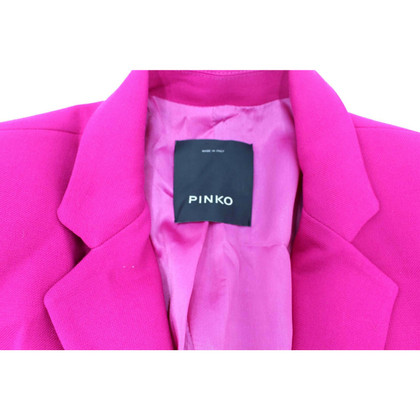 Pinko Jacket/Coat Wool in Fuchsia