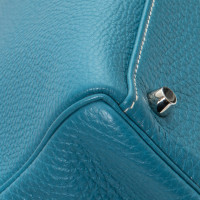 Hermès Kelly Bag 35 aus Leder in Blau