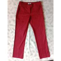 Moschino Trousers Cotton in Red