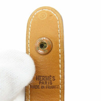 Hermès Umhängetasche aus Leder in Braun