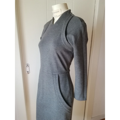 Christian Dior Kleid aus Wolle in Grau