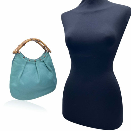 Gucci Handbag Leather in Turquoise