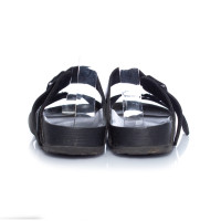 Rick Owens Sandals Leather in Black