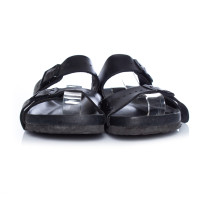 Rick Owens Sandals Leather in Black