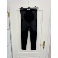 Givenchy Hose aus Leder in Schwarz