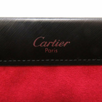 Cartier Trinity Ring Leer in Zwart