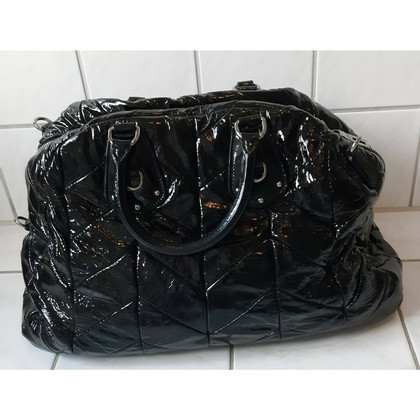 Prada Shopper Patent leather in Black