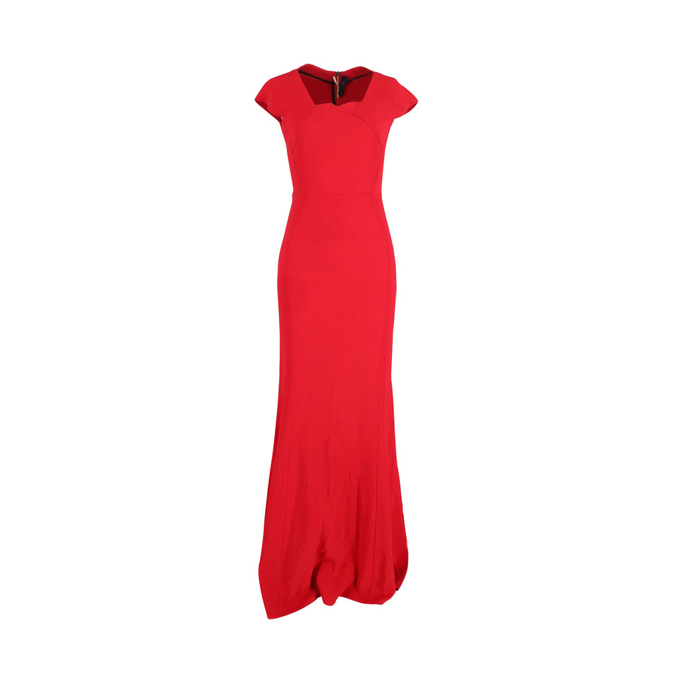 Roland Mouret Kleid aus Viskose in Rot