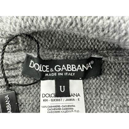 Dolce & Gabbana Hat/Cap Cashmere in Grey