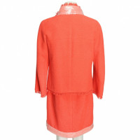 Chanel Costume en Coton en Rouge