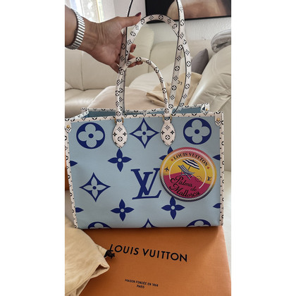 Louis Vuitton Onthego Leather in Blue