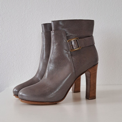 Roberto del Carlo Ankle boots Leather in Grey