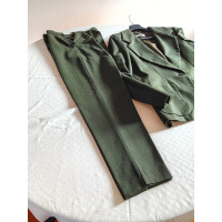 Marella Tailleur pantalone in lana di colore verde