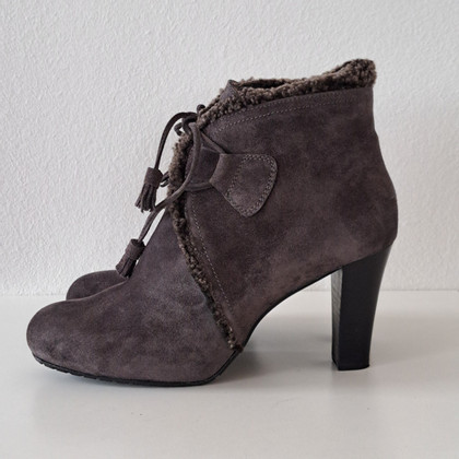 Lottusse Ankle boots Suede in Grey