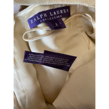 Ralph Lauren Purple Label Robe en Coton en Doré