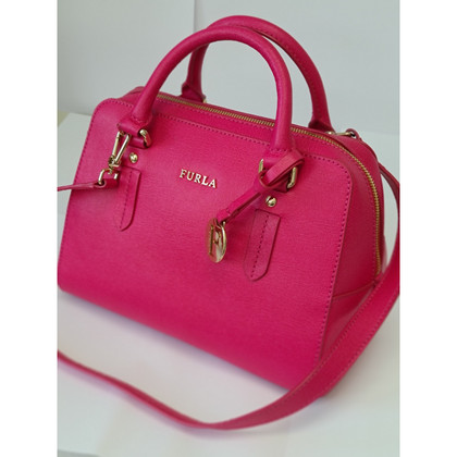 Furla Handtasche aus Leder in Rosa / Pink