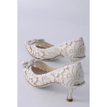 Dolce & Gabbana Sandals Viscose in Cream