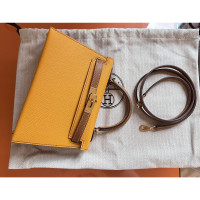 Hermès Kelly Bag 20 aus Leder in Gelb