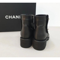 Chanel Bottines en Cuir en Noir