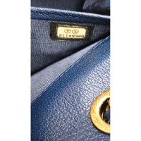 Chanel Flap Bag en Cuir verni en Bleu