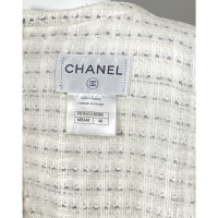 Chanel Robe en Coton en Blanc
