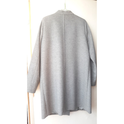 Max Mara Studio Jacket/Coat Wool in Grey