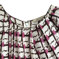 Nina Ricci zijden jurk met print