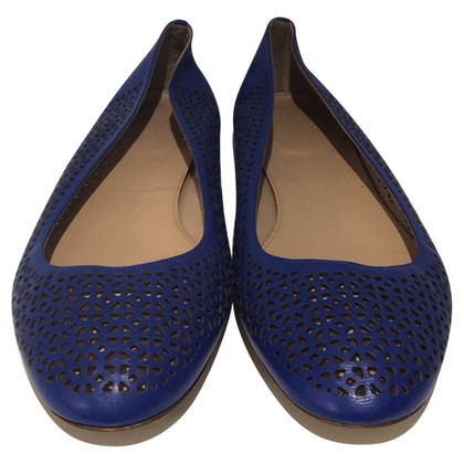 J. Crew Slippers/Ballerinas Leather in Blue