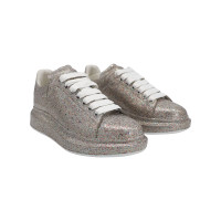 Alexander McQueen Trainers Leather in Silvery