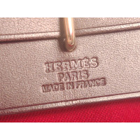 Hermès Herbag TPM aus Leder in Rot