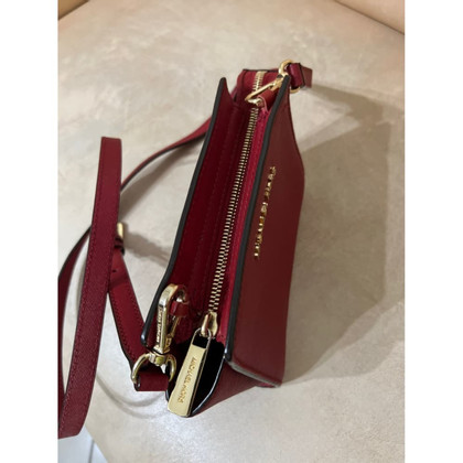 Michael Kors Clutch Canvas in Rood