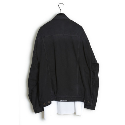 Balenciaga Jacket/Coat Cotton in Black