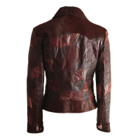 Dolce & Gabbana Veste en cuir style patchwork
