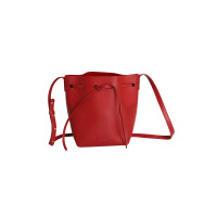 Mansur Gavriel Handtasche aus Leder in Rot