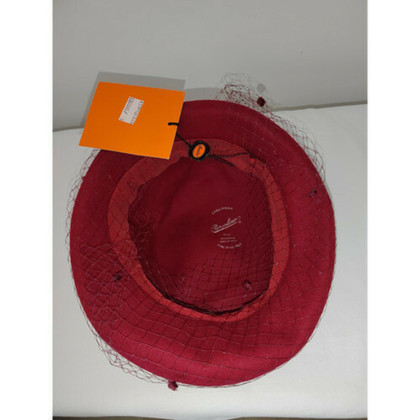 Borsalino Hut/Mütze aus Wolle in Rot