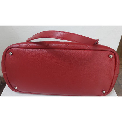 Chanel Tote Bag aus Leder in Rot