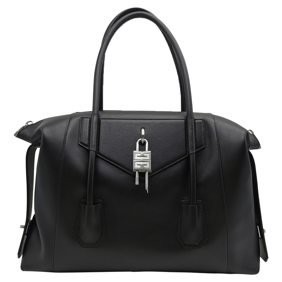 Givenchy Antigona Soft Lock Bag Leather in Black