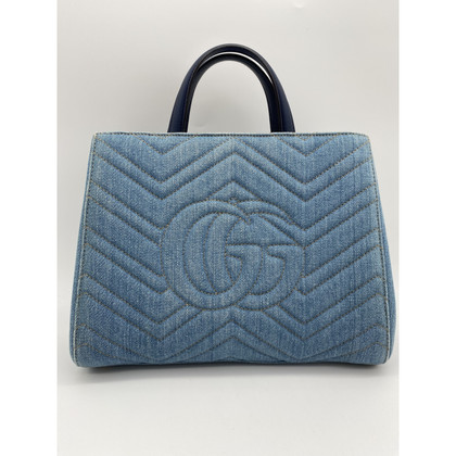 Gucci Shoulder bag Jeans fabric in Blue