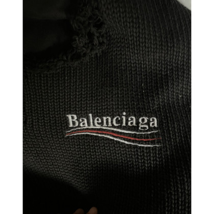 Balenciaga Strick aus Baumwolle in Schwarz