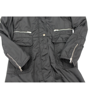 Prada Jacke/Mantel aus Canvas in Schwarz