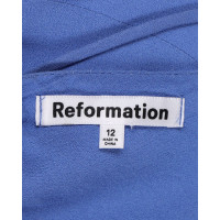 Reformation Vestito in Viscosa in Blu