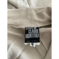 Claude Montana Kleid in Beige
