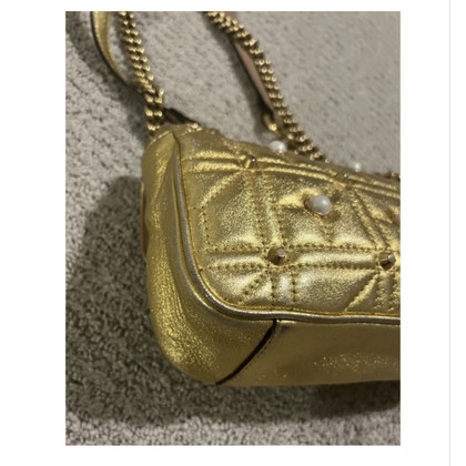 Gucci Marmont Bag Leer in Goud