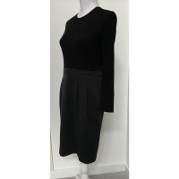 Burberry Kleid aus Wolle in Schwarz