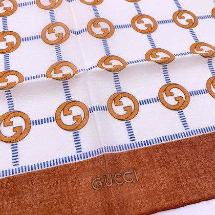 Gucci Schal/Tuch aus Baumwolle in Orange